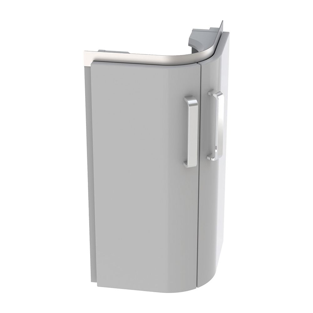 Geberit Renova Compact Unterschrank, Eckhandwaschbecken, 2 Türen 42,5x60,4x33cm Hell... GEBERIT-862133000 4022009328998 (Abb. 1)