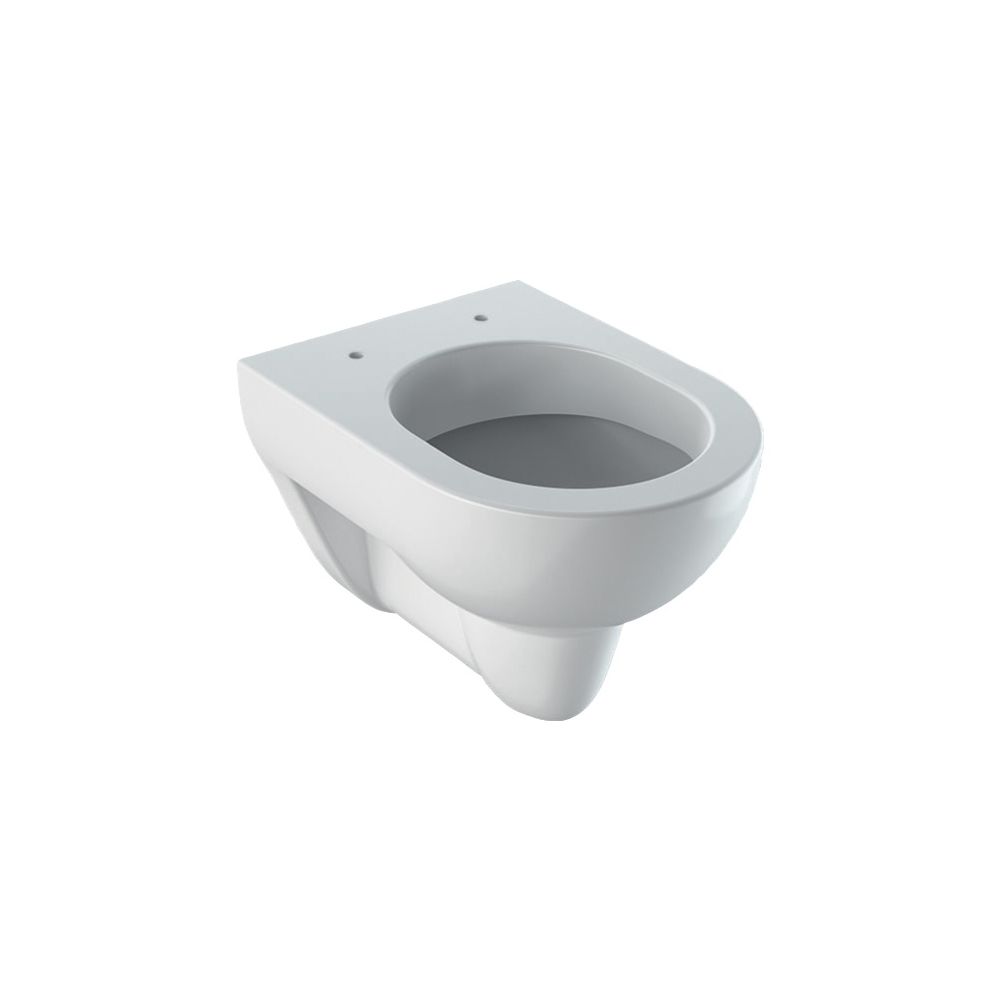 Geberit Renova Compact Wand-WC Tiefspüler, verkürzte Ausladung Tiefe 48cm, Weiß... GEBERIT-203245000 4022009288711 (Abb. 2)