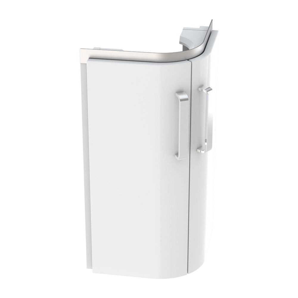 Geberit Renova Compact Unterschrank Eckhandwaschbecken 2 Türen 425x604x33cm Weiß lac... GEBERIT-862132000 4022009327496 (Abb. 2)