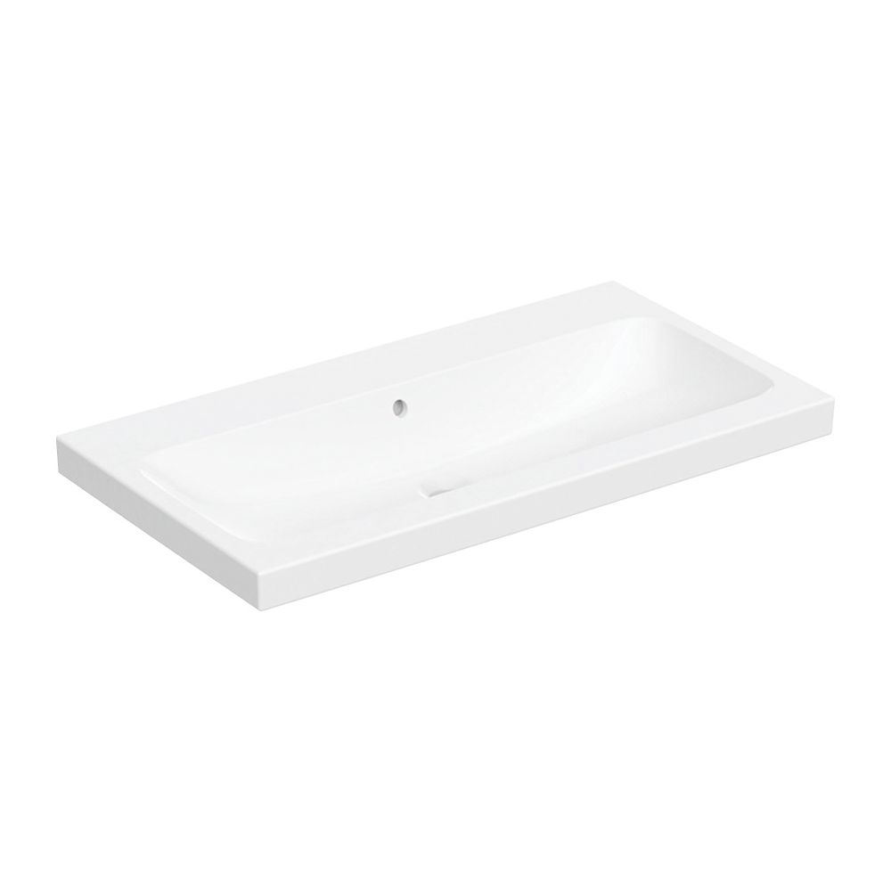 Geberit iCon Light Waschtisch, Breite 90cm, Tiefe 48cm, ohne Hahnloch, Überlauf sich... GEBERIT-501836004 4025410894762 (Abb. 2)