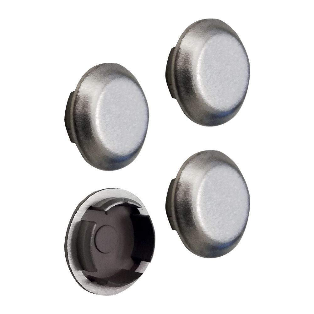 Geberit Set Deckkappen Silberfarben, 4 Stück... GEBERIT-598936000 4022009322583 (Abb. 1)