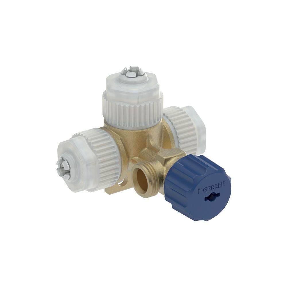 Geberit Wasseranschluss für PEX-Rohre, mit integriertem Eckventil... GEBERIT-241879001 4025416747925 (Abb. 1)
