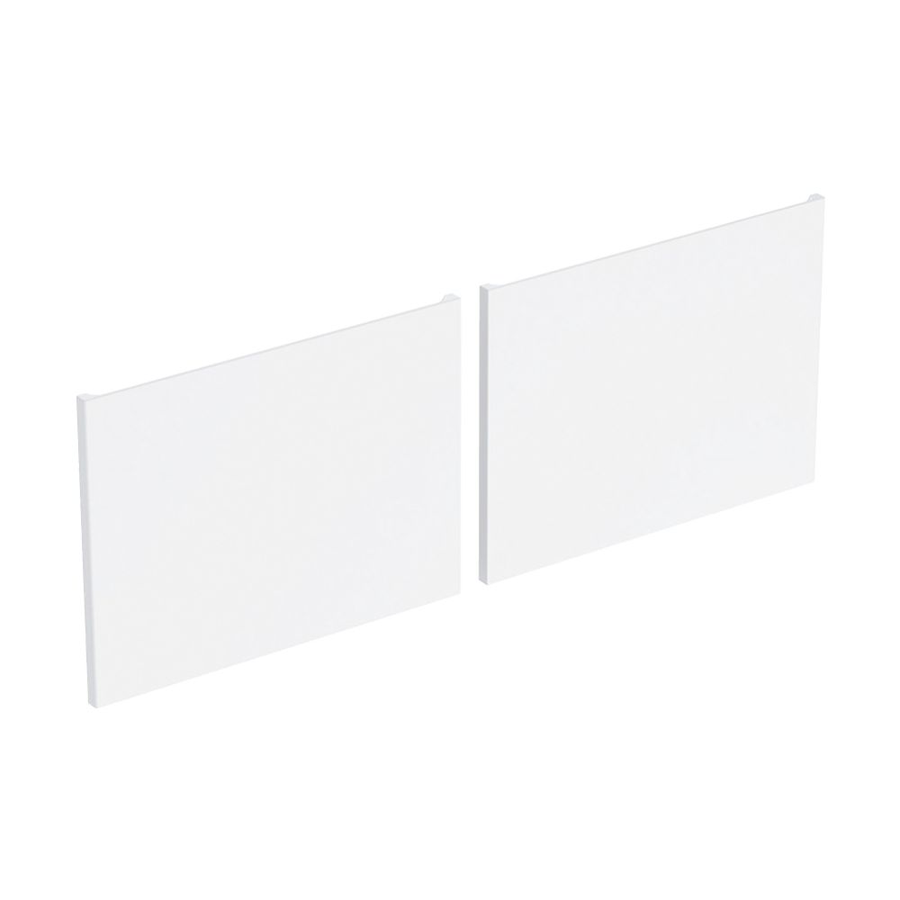 Geberit Set Schubladenfronten für Unterschrank für Waschtisch schmaler Rand Weiß/lac... GEBERIT-595970000 4022009373530 (Abb. 1)