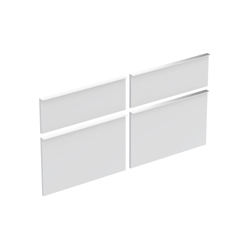 Geberit Set Schubladenfronten für iCon Unterschrank für Doppelwaschtisch, Weiß, lack... GEBERIT-598759000 4022009338188 (Abb. 1)