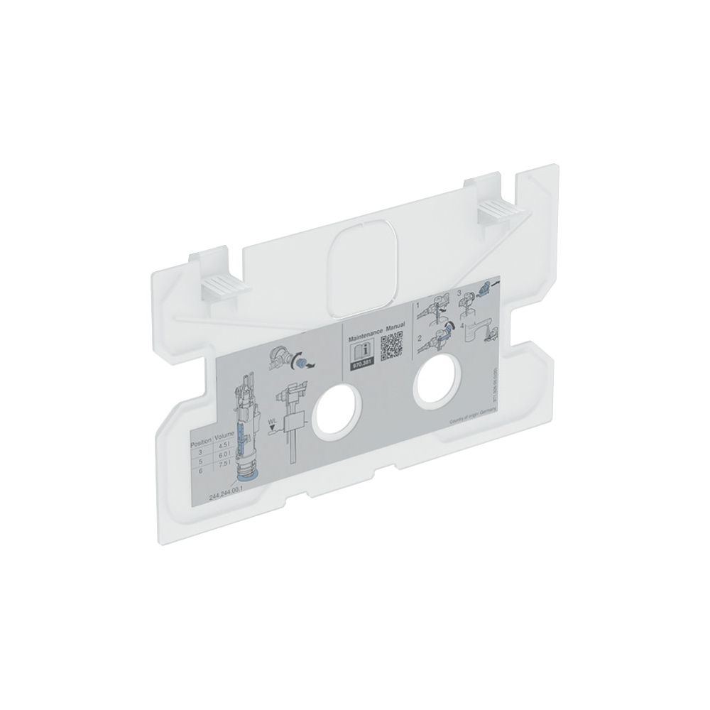 Geberit Schutzplatte für Delta Unterputzspülkasten... GEBERIT-241343001 4025416799993 (Abb. 1)