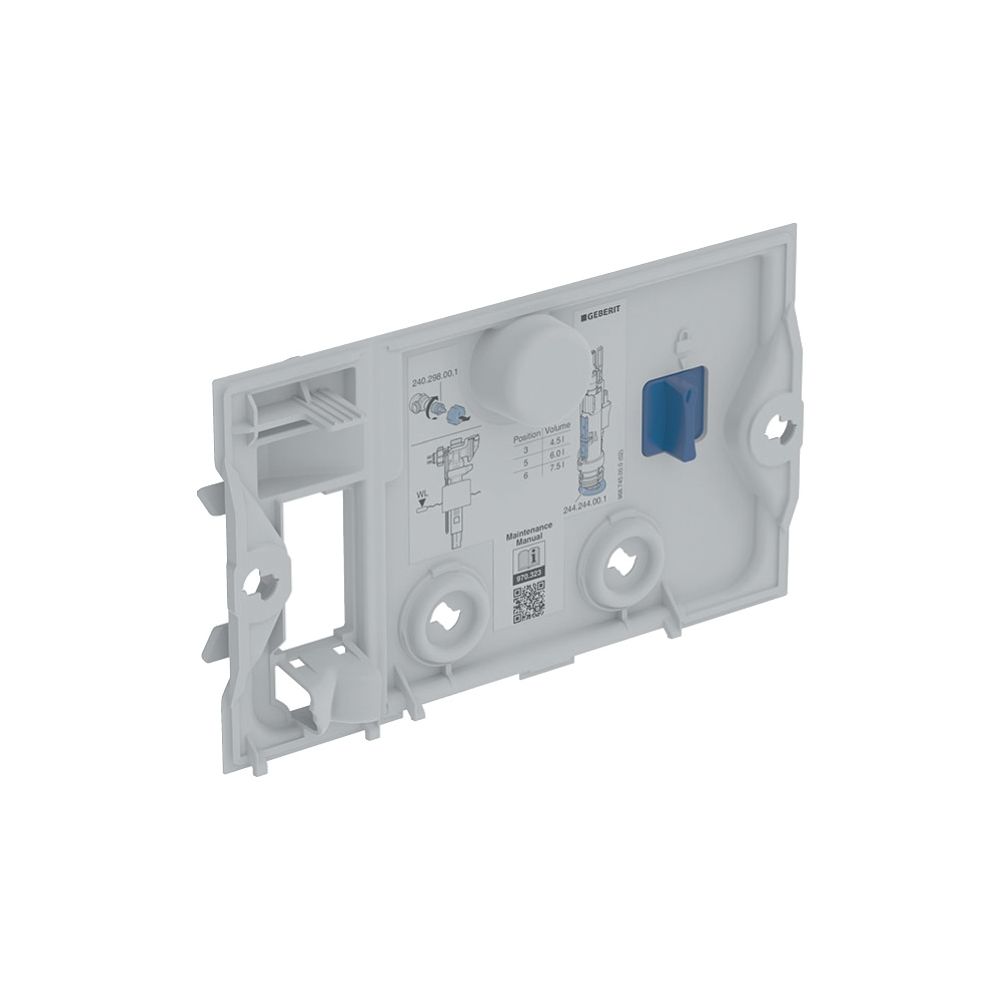Geberit Schutzplatte für Geberit DuoFresh Modul, für Sigma Unterputzspülkasten 12cm... GEBERIT-243975001 4025416357803 (Abb. 1)