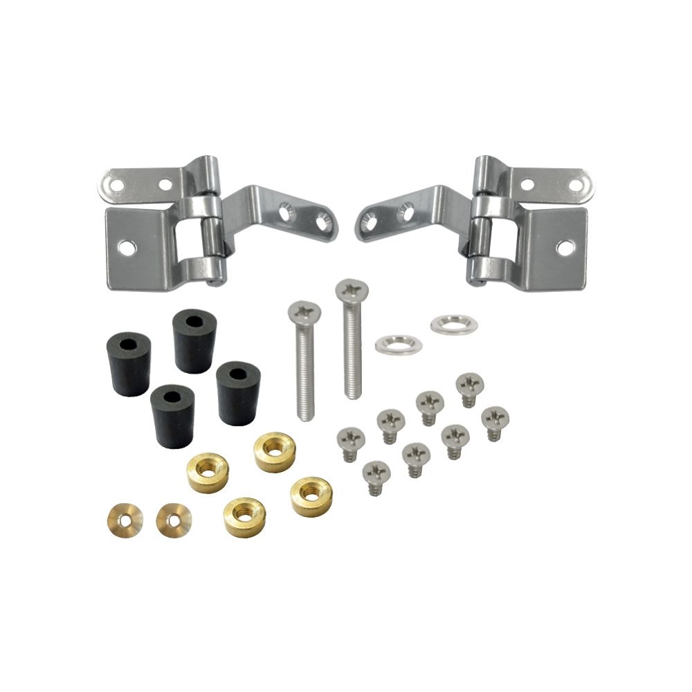 Geberit Set Ersatz Scharniere für WC-Sitz, 2 Stück... GEBERIT-596240000 4022009190465 (Abb. 1)