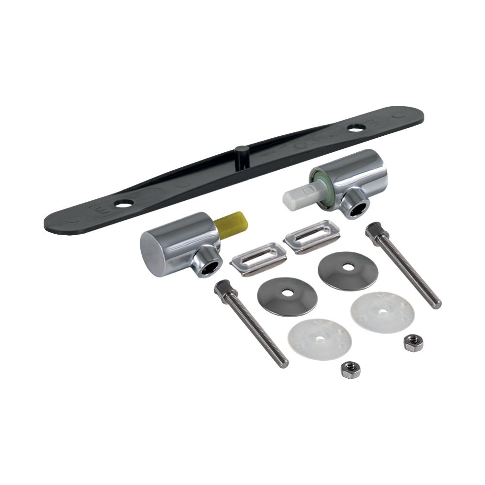 Geberit Set Scharniere für Bambini WC-Sitz mit Stützfunktion, Befestigung von unten,... GEBERIT-598016000 4022009319996 (Abb. 1)