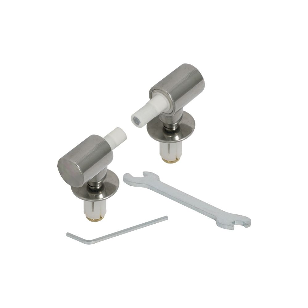 Geberit Set Scharniere für Flow Urinaldeckel, Absenkautomatik, 2 Stück... GEBERIT-598059000 4022009288520 (Abb. 1)