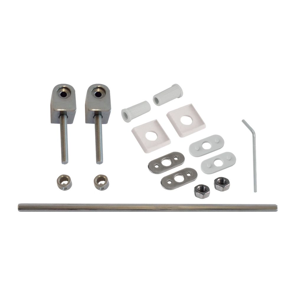 Geberit Renova Comfort Set Scharniere für WC-Sitz Befestigung von unten, 2 Stück... GEBERIT-598070000 4022009318197 (Abb. 1)