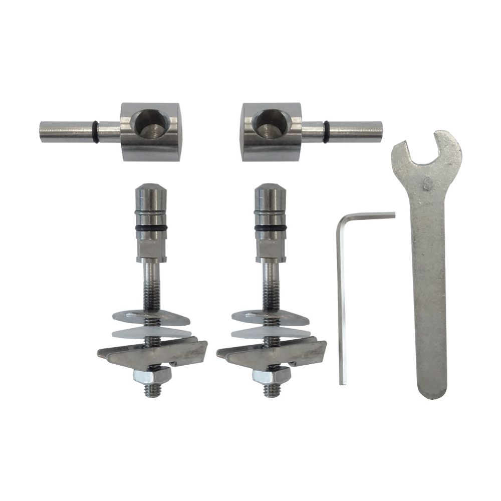 Geberit Set Scharniere für Renova Nr. 1 Comprimo WC-Sitz, 2 Stück... GEBERIT-598126000 4022009216509 (Abb. 1)