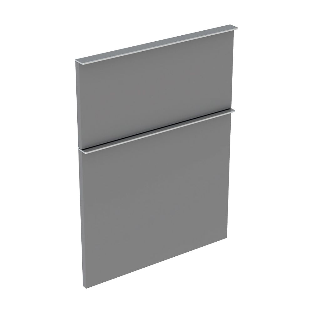 Geberit iCon Set Schubladenfronten für Seitenschrank, Breite 45cm, Platin, 2 Stück... GEBERIT-598840000 4022009319156 (Abb. 1)