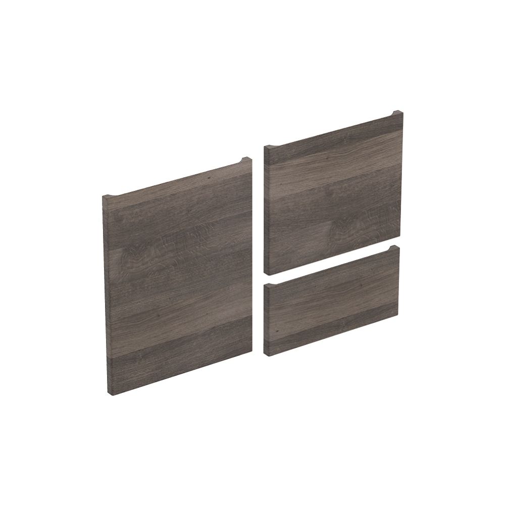 Geberit Set Schubladenfront, 2 Türen für Renova Plan Seitenschrank Eiche... GEBERIT-595291000 4022009346183 (Abb. 1)