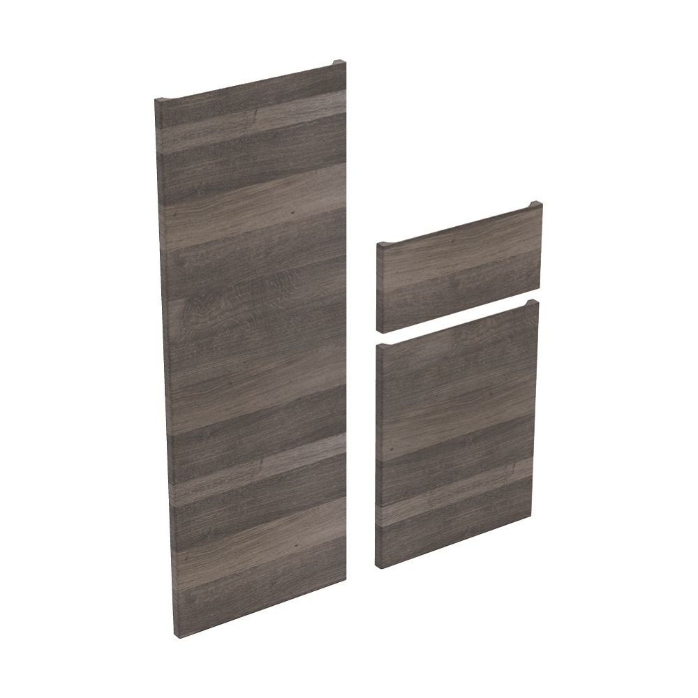 Geberit Set Schubladenfront, 2 Türen für Renova Plan Hochschrank Eiche... GEBERIT-595303000 4022009346244 (Abb. 1)