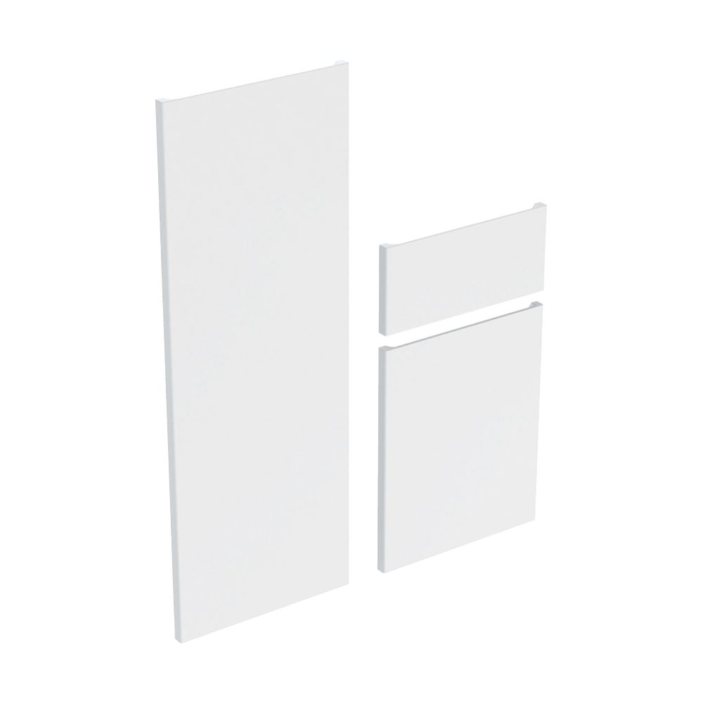 Geberit Set Schubladenfront, 2 Türen für Renova Plan Hochschrank, Weiß... GEBERIT-595300000 4022009346206 (Abb. 1)