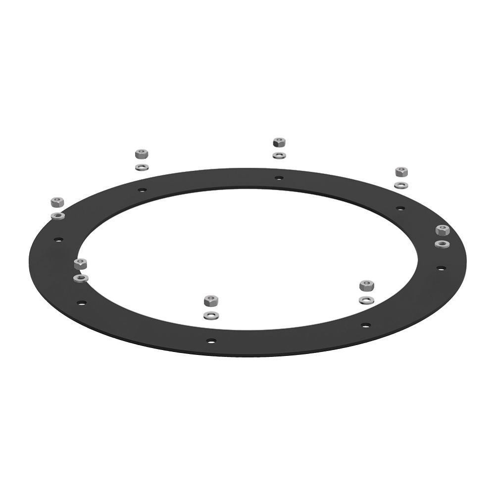 Geberit Set Flachdichtung für Geberit Pluvia Befestigungsflansch für Rinnen... GEBERIT-240408001 4025416047223 (Abb. 1)