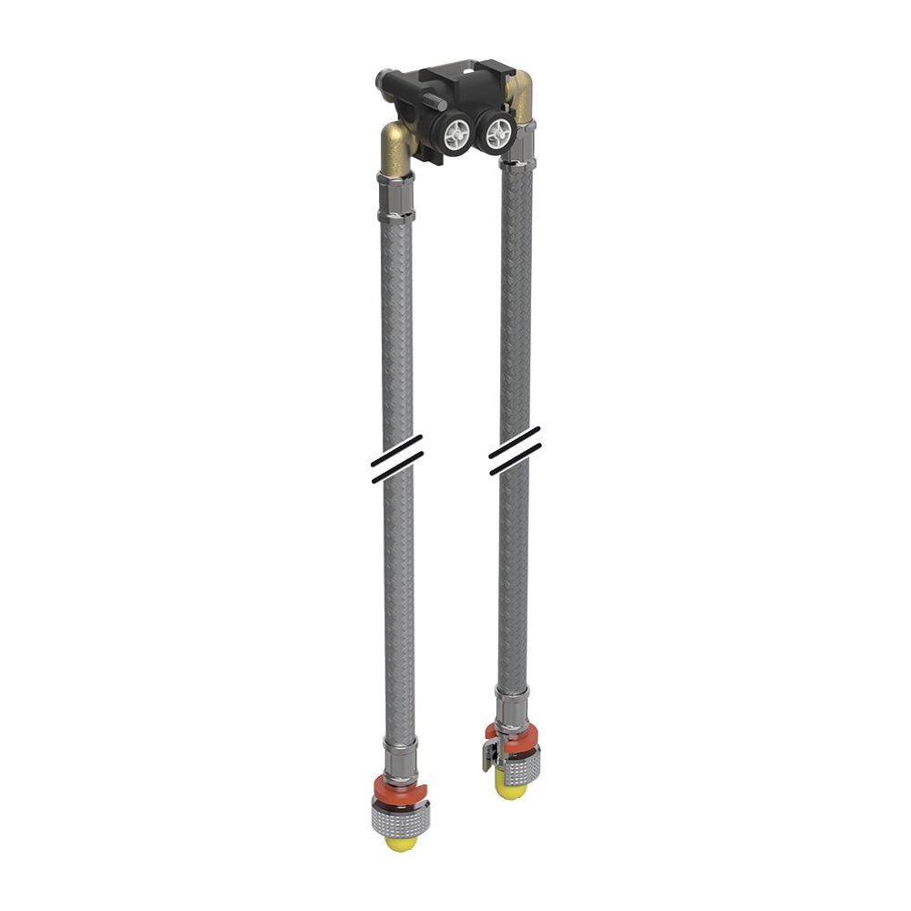 Geberit Set Panzerschläuche für Geberit ONE Waschtischarmatur, Wandmontage, für Gebe... GEBERIT-244167001 4025410643995 (Abb. 1)