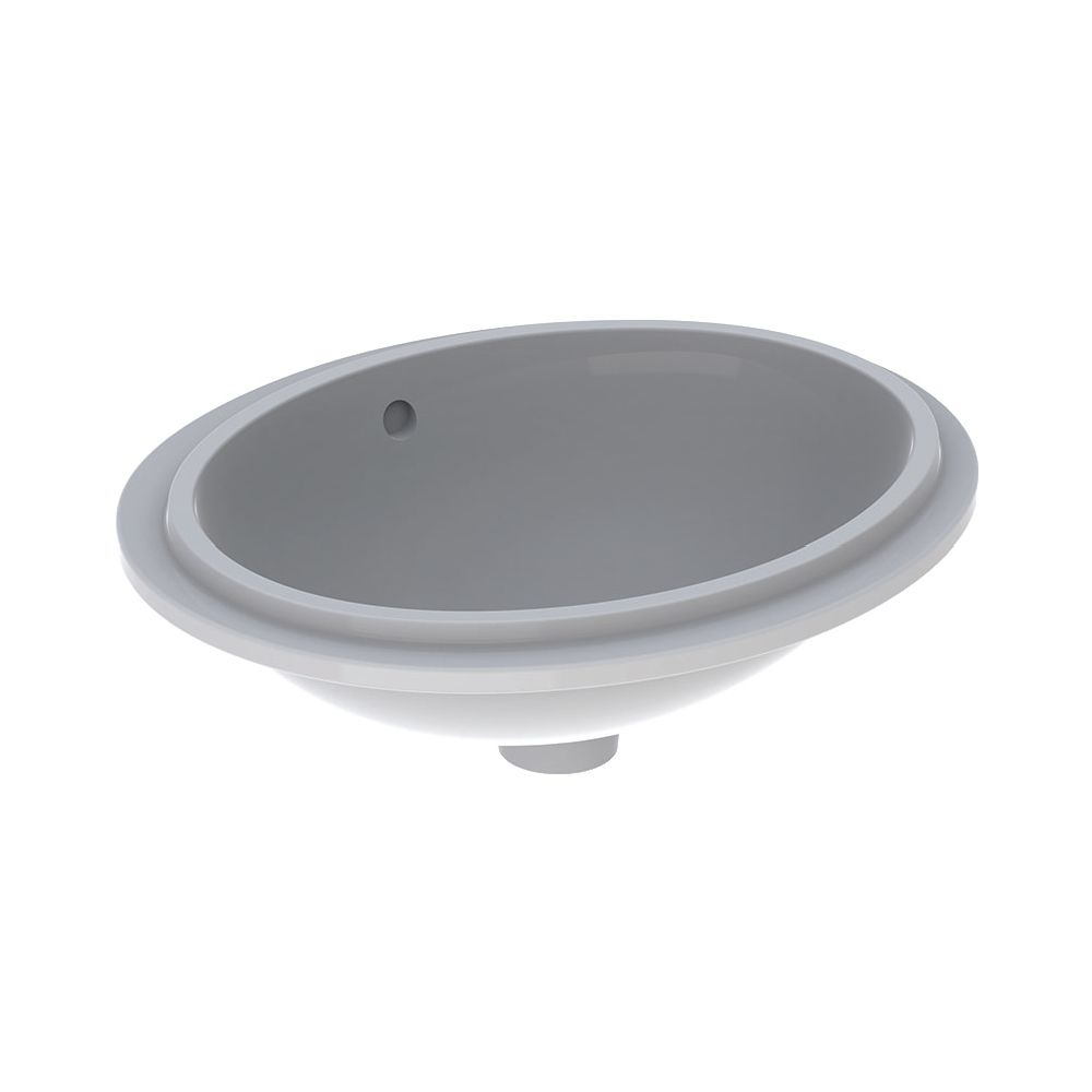Geberit VariForm Unterbauwaschtisch, oval Außendurchmesser 49,5x42cm, ohne Hahnloch,... GEBERIT-500749002 4025416302681 (Abb. 3)