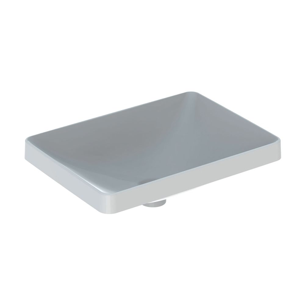 Geberit VariForm Einbauwaschtisch, rechteckig Breite 55cm, Tiefe 40cm, ohne Hahnloch... GEBERIT-500739002 4025416302544 (Abb. 2)