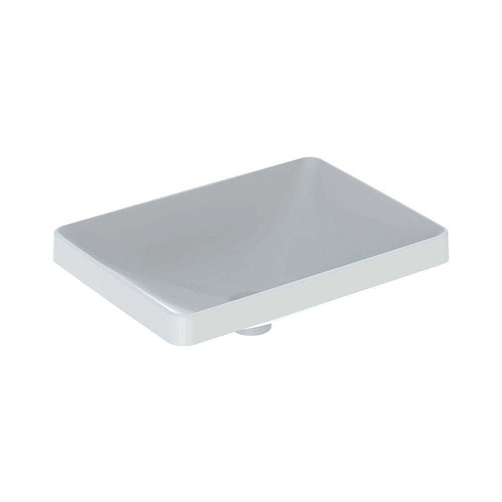 Geberit VariForm Einbauwaschtisch, rechteckig Breite 55cm, Tiefe 40cm, ohne Hahnloch... GEBERIT-500739002 4025416302544 (Abb. 1)