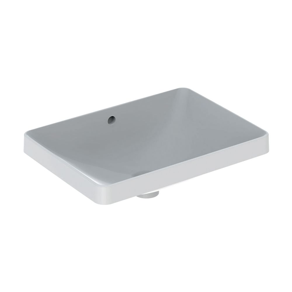 Geberit VariForm Einbauwaschtisch rechteckig, Breite 55cm, Tiefe 40cm, ohne Hahnloch... GEBERIT-500737012 4025416578406 (Abb. 2)