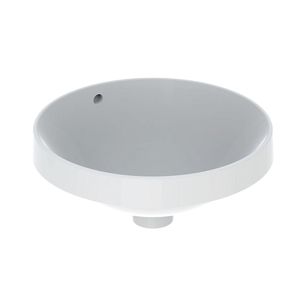 Geberit VariForm Einbauwaschtisch, rund Durchmesser 40cm, ohne Hahnloch, mit Überlau... GEBERIT-500701002 4025416301998 (Abb. 1)