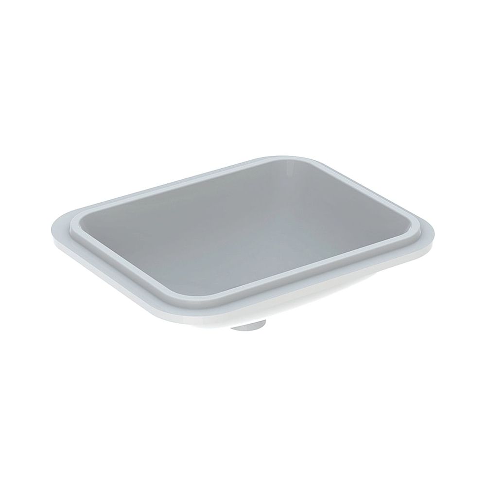 Geberit VariForm Unterbauwaschtisch, rechteckig Breite 53cm, Tiefe 44cm, ohne Hahnlo... GEBERIT-500763002 4025416302889 (Abb. 1)