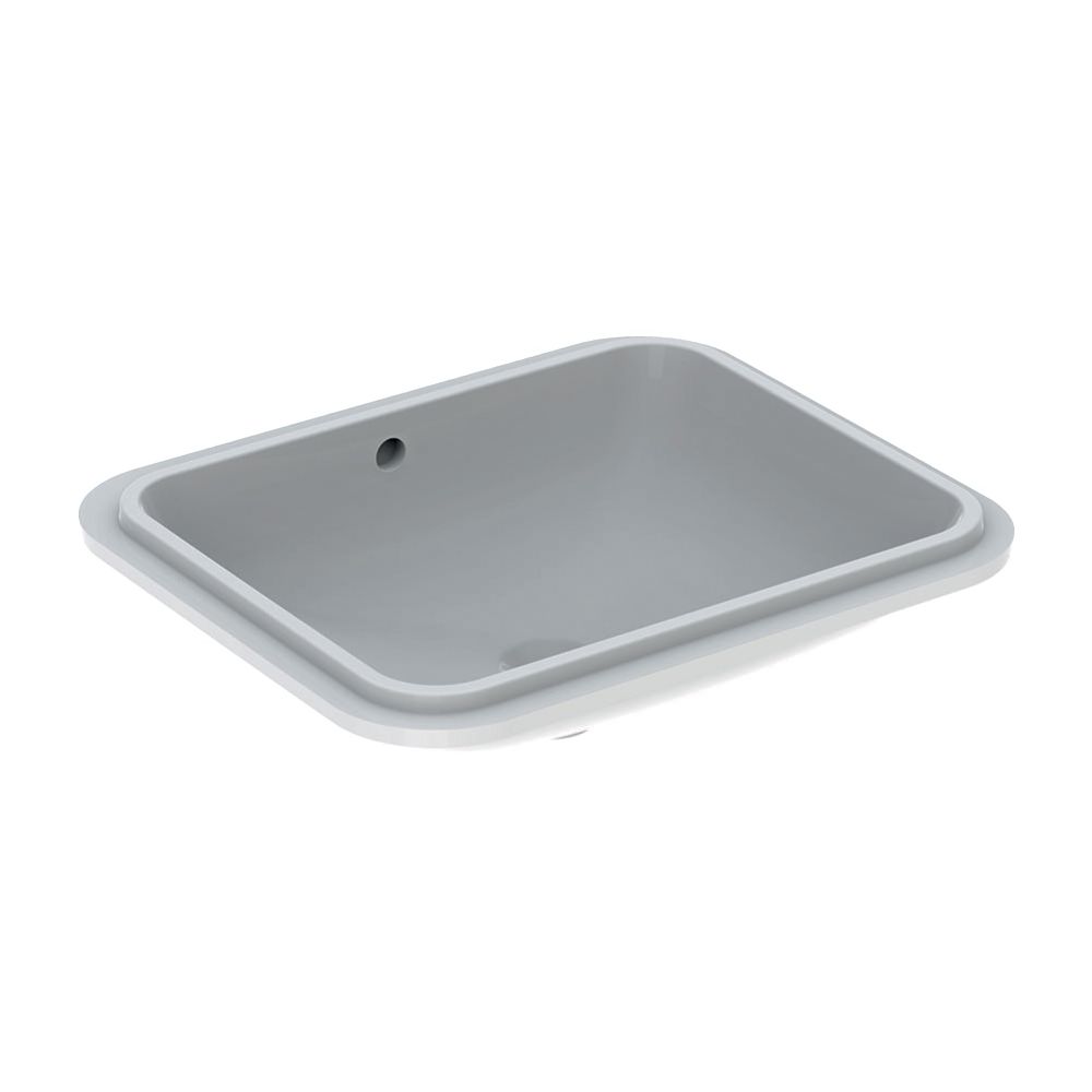 Geberit VariForm Unterbauwaschtisch, rechteckig Breite 58cm, Tiefe 49cm, ohne Hahnlo... GEBERIT-500765002 4025416302919 (Abb. 2)