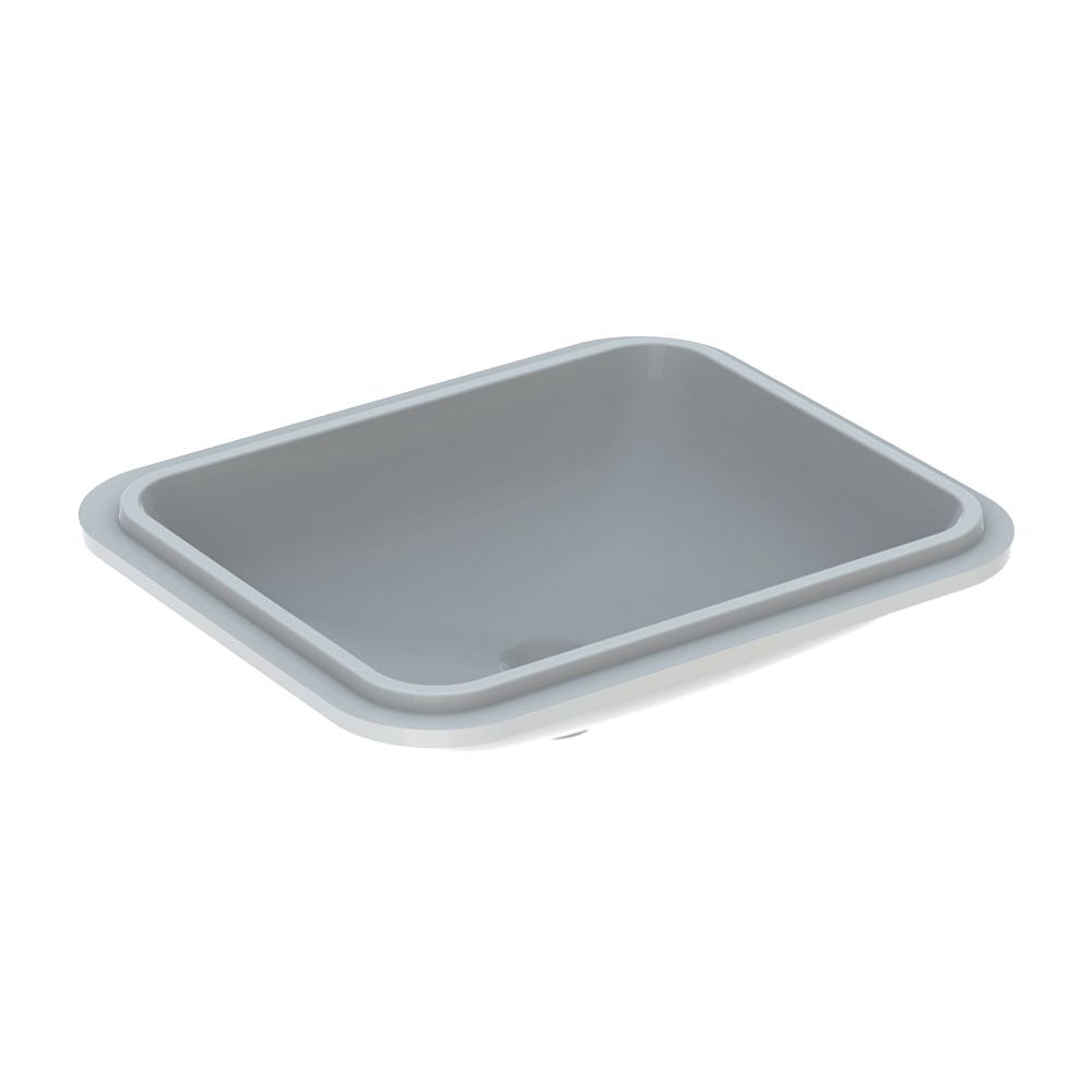 Geberit VariForm Unterbauwaschtisch, rechteckig Breite 58cm, Tiefe 49cm, ohne Hahnlo... GEBERIT-500767002 4025416302940 (Abb. 2)