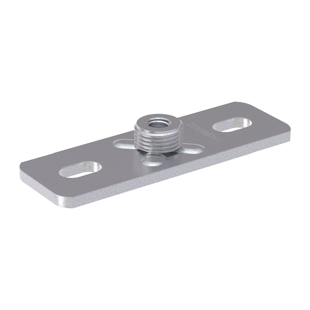 Geberit Grundplatte rechteckig, Zweiloch, mit Gewindemuffe G 1/2" M10, 362851261... GEBERIT-362851261 4025416062059 (Abb. 3)