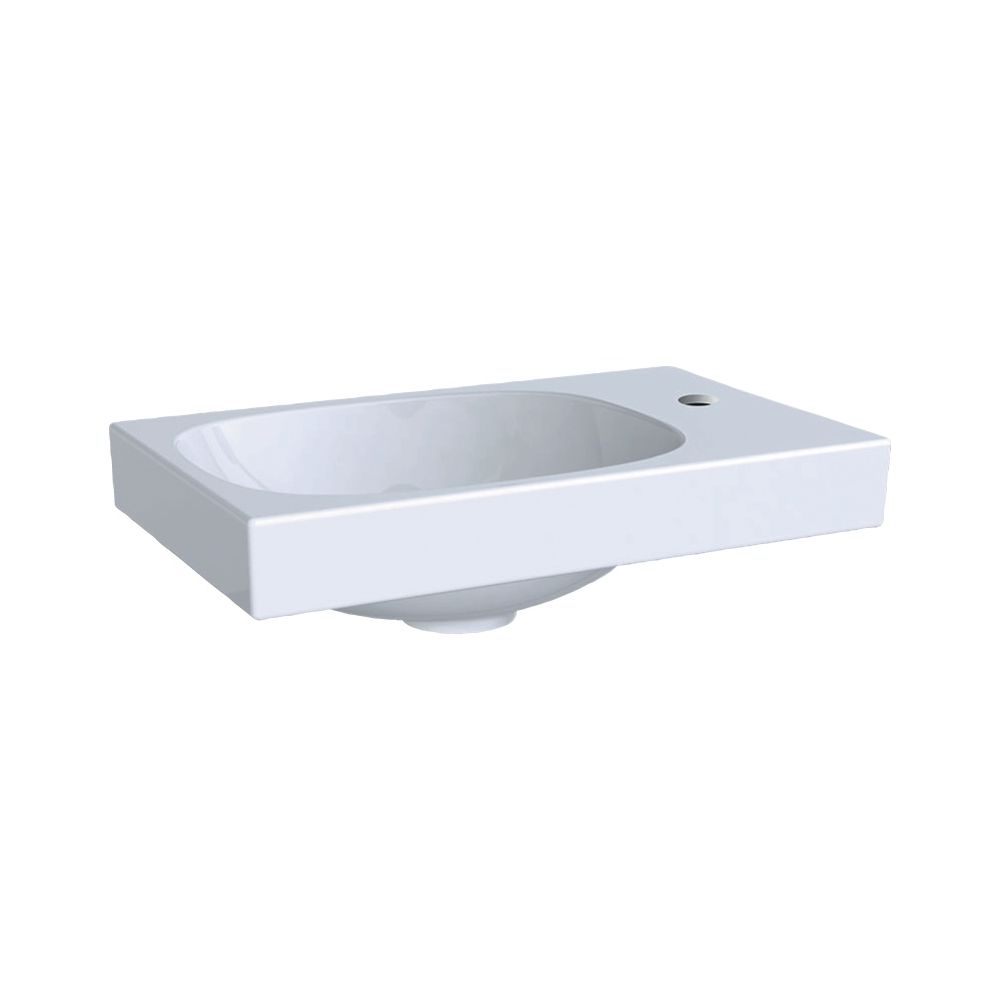 Geberit Acanto Handwaschbecken Hahnloch rechts, ohne Überlauf, Weiß/KeraTect... GEBERIT-500635018 4022009352979 (Abb. 2)