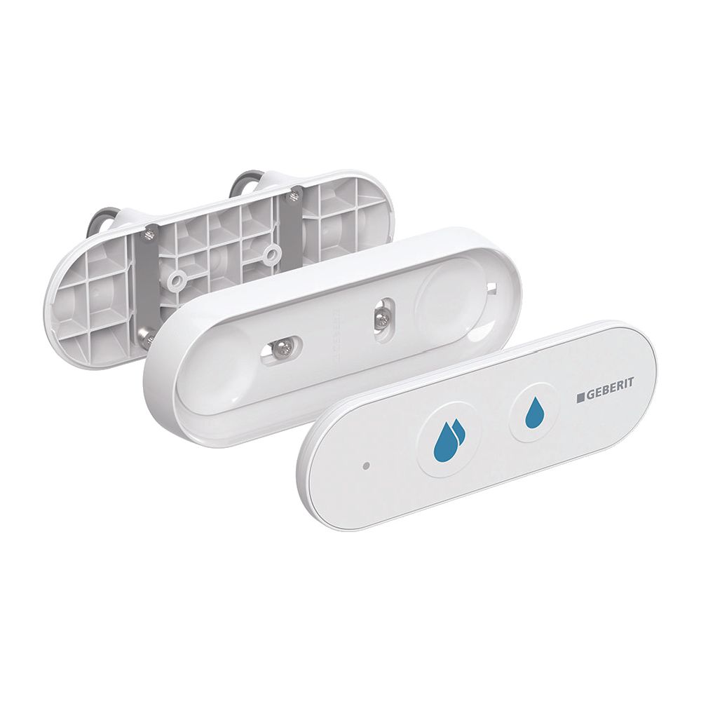 Geberit Fernbetätigung für 2-Mengen-Spülung, Bluetooth, Weiß-alpin, 115708001... GEBERIT-115708001 4064746082085 (Abb. 2)
