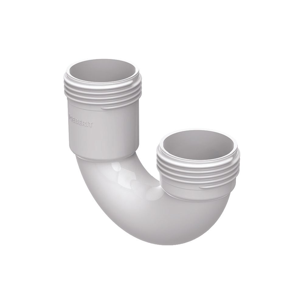 Geberit Gewindebogen, 180 Grad, 32mm, 6cm, 4cm, Alpinweiß, 242099111... GEBERIT-242099111 4025416861386 (Abb. 2)