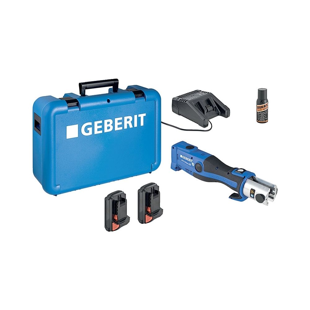 Geberit ACO 203plus Pressgerät Typ 2 im Koffer, 230V/50-60 Hz Steckertyp CEE 7/16 Le... GEBERIT-691218P12 4025416285830 (Abb. 1)
