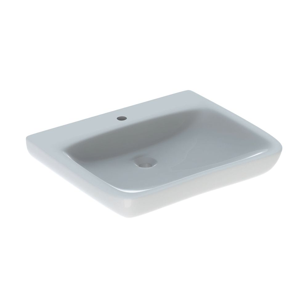 Geberit Renova Comfort Waschtisch barrierefrei, Breite 65cm, Tiefe 55cm, Hahnloch mi... GEBERIT-258567000 4022009344028 (Abb. 2)