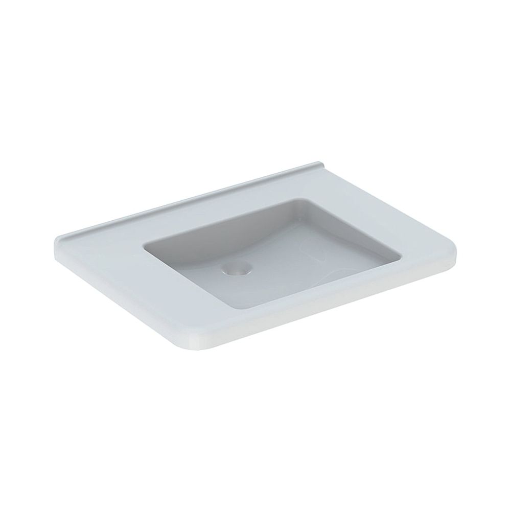 Geberit Renova Comfort Square Waschtisch barrierefrei, Breite 75cm, Tiefe 55cm, ohne... GEBERIT-128576000 4022009351569 (Abb. 1)