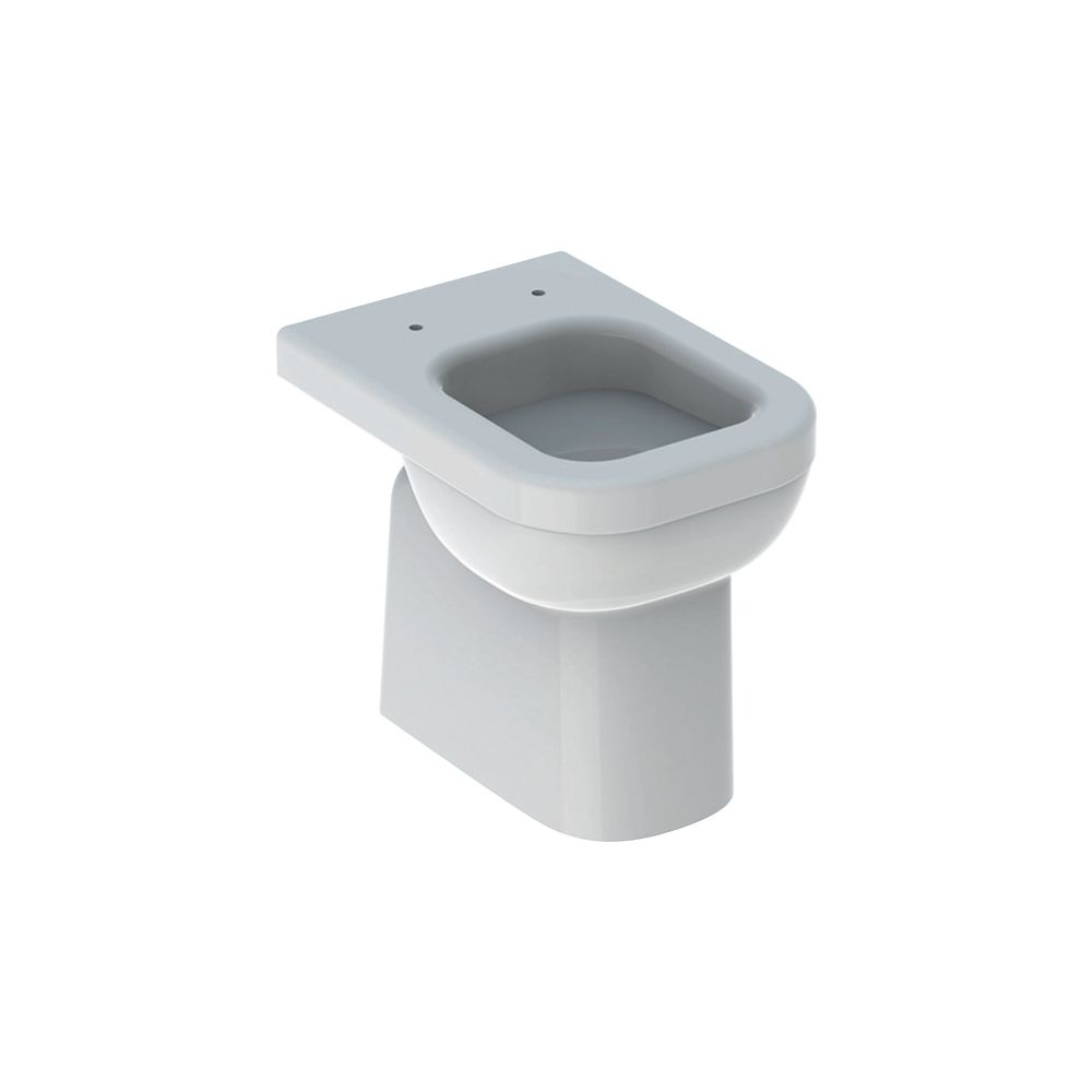 Geberit Renova Comfort Square Stand-WC Tiefspüler, erhöht, H 46cm, teilgeschlossene ... GEBERIT-218500000 4022009312010 (Abb. 2)