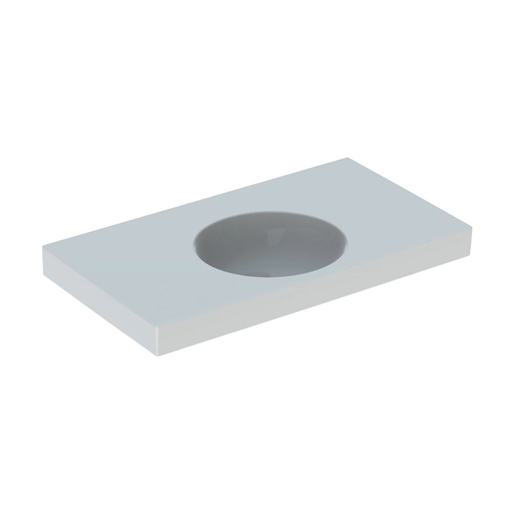 Geberit Preciosa 2 Waschtisch mit Ablagefläche, Breite 90cm, Tiefe 50cm, ohne Hahnlo... GEBERIT-123291600 4022009319675 (Abb. 2)