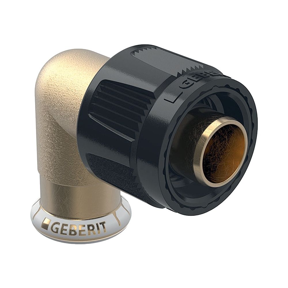Geberit Mapress Übergangswinkel 90 Grad mit MasterFix, d 15mm, RpMF 1/2″, Rotguss bleifr... GEBERIT-61120 4025410547859 (Abb. 1)