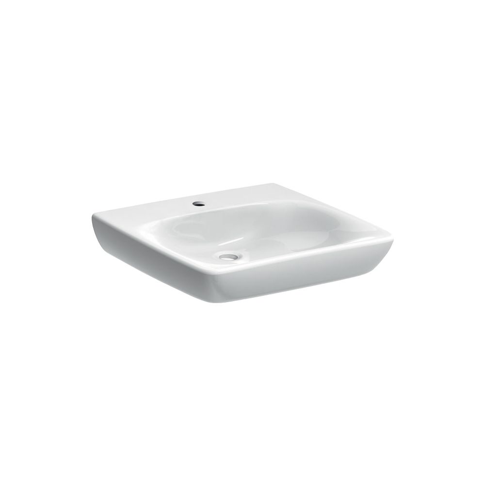 Geberit Renova Comfort Waschtisch barrierefrei, Breite 55cm, Tiefe 55cm, Hahnloch mi... GEBERIT-258557000 4022009344004 (Abb. 2)