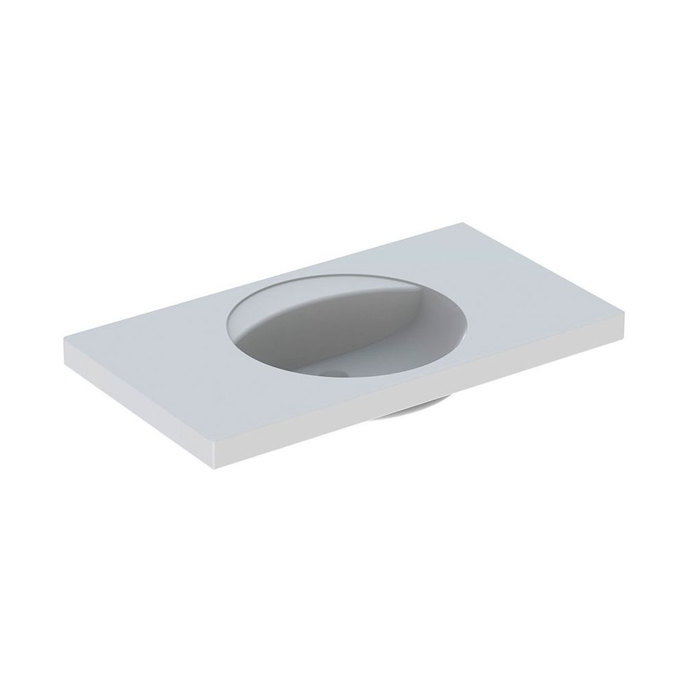 Geberit Preciosa Waschtisch mit Ablagefläche, Breite 100cm, Tiefe 55cm, ohne Hahnloc... GEBERIT-124240000 4022009009217 (Abb. 2)
