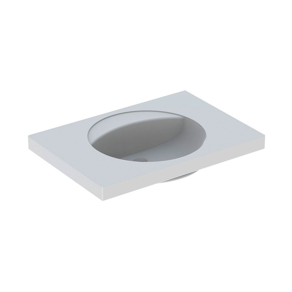 Geberit Preciosa Waschtisch mit Ablagefläche, Breite 80cm, Tiefe 55cm, ohne Hahnloch... GEBERIT-124284600 4022009232202 (Abb. 2)