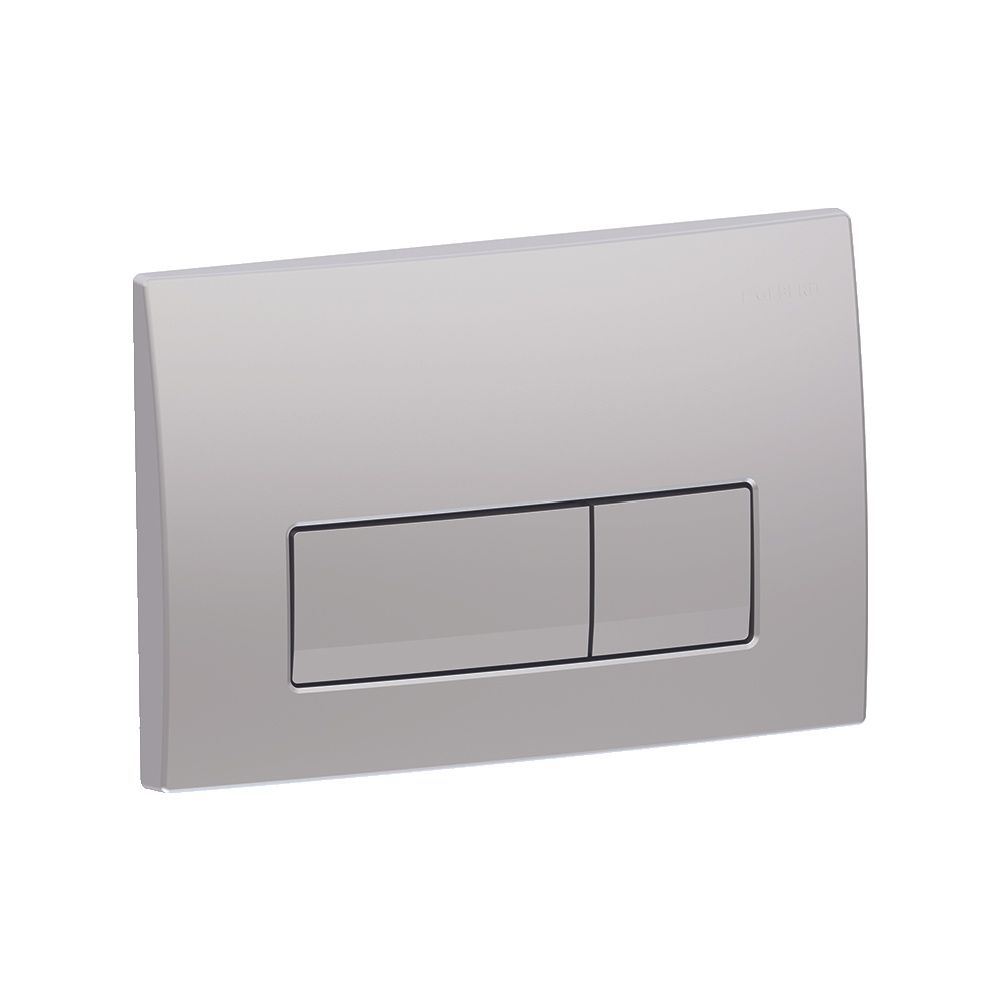 Geberit Betätigungsplatte Delta50, 2-Mengen-Spülung, Kunststoff, Mattverchromt... GEBERIT-115105465 4025410653208 (Abb. 3)