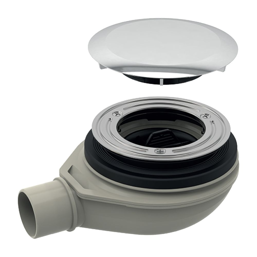 Geberit Duschwannenablauf, Ablaufkappe Sperrwasserhöhe 30mm Abgang aus PP d 40mm Hoc... GEBERIT-150582211 4025416633846 (Abb. 2)