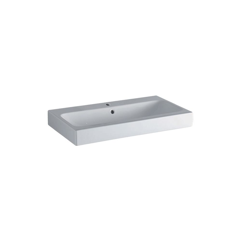 Geberit iCon Aufsatzwaschtisch, Breite 75cm, Tiefe 48,5cm, Hahnloch mittig, Überlauf... GEBERIT-124575600 4022009335095 (Abb. 2)