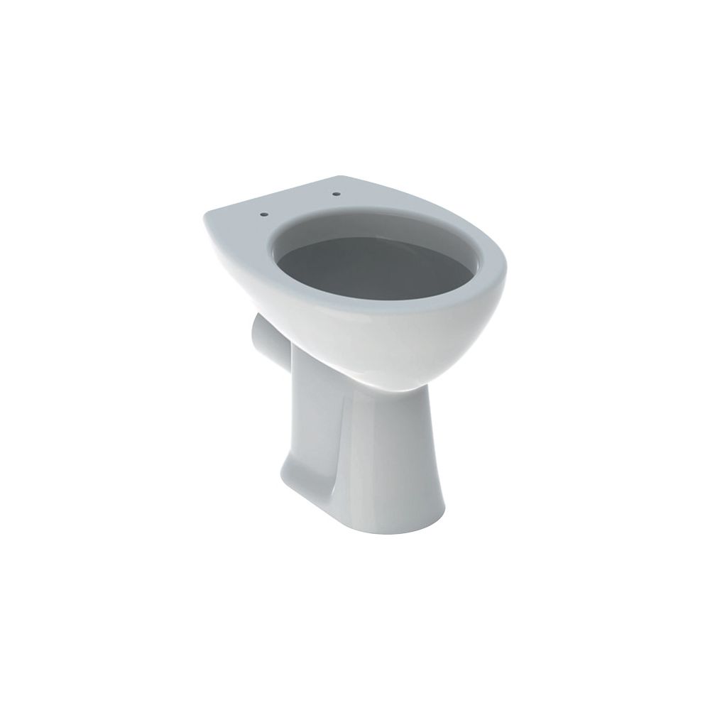 Geberit Renova Stand-WC Tiefspüler, Abgang horizontal Tiefe 46cm, Weiß... GEBERIT-211000000 4022009021493 (Abb. 2)
