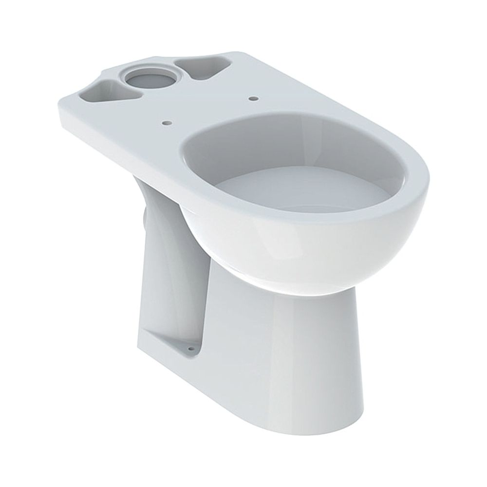 Geberit Renova Stand-WC für Aufputzspülkasten aufgesetzt, Tiefspüler, Abgang horizon... GEBERIT-203820600 4022009353723 (Abb. 1)