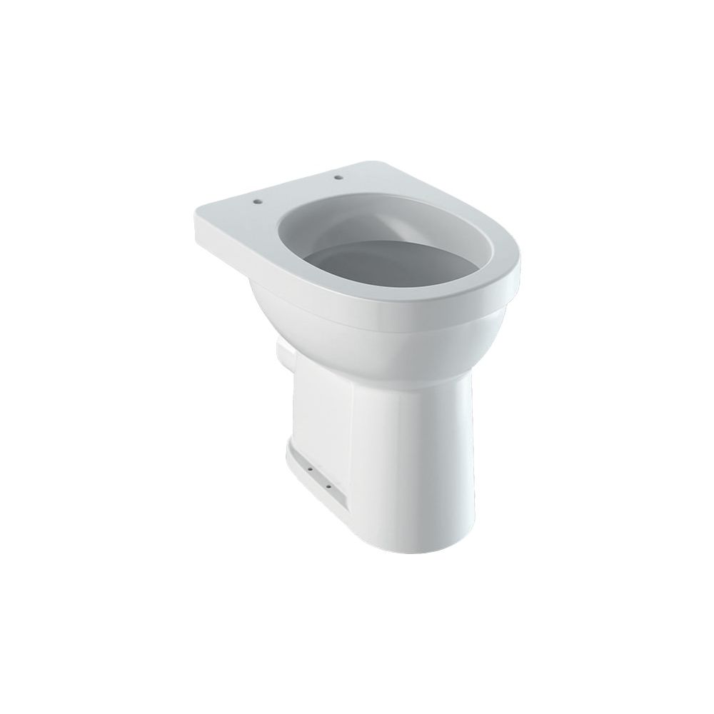 Geberit Renova Comfort Stand-WC Flachspüler, erhöht, Höhe 45cm, Abgang horizontal Ti... GEBERIT-218510600 4022009353754 (Abb. 2)