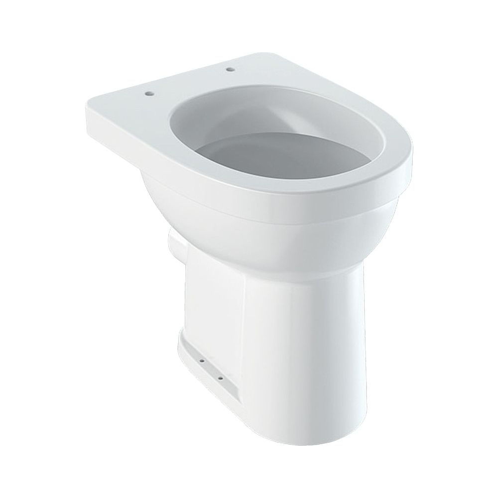 Geberit Renova Comfort Stand-WC Flachspüler, erhöht, Höhe 45cm, Abgang horizontal Ti... GEBERIT-218510600 4022009353754 (Abb. 1)