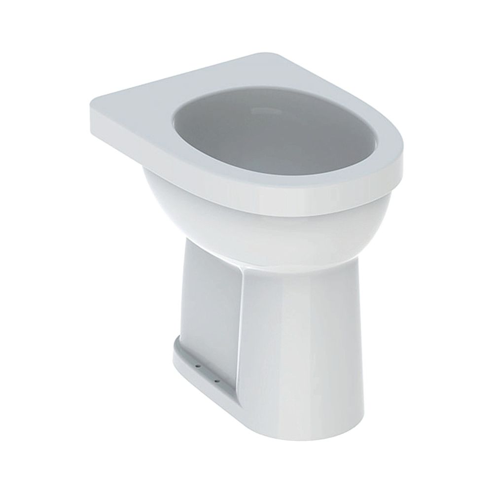 Geberit Renova Comfort Stand-WC Flachspüler, erhöht, Höhe 45cm, Abgang vertikal Tief... GEBERIT-218511600 4022009353655 (Abb. 1)
